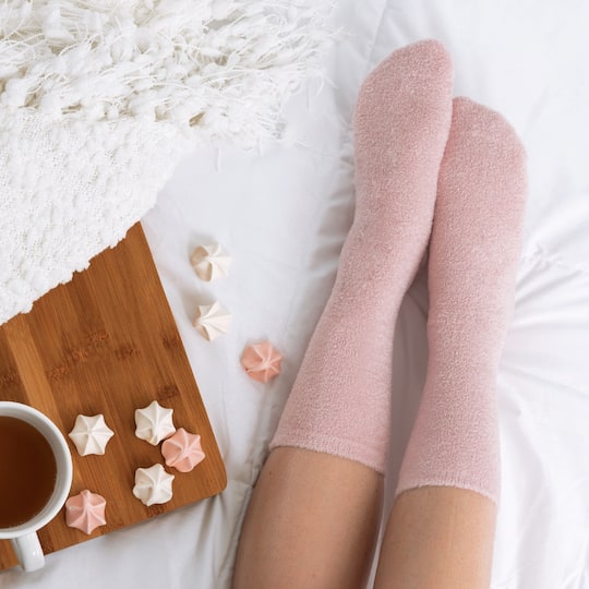 Assorted Lemon Lavender You Had Me at Aloe Super Soft Spa Socks, 1pc.